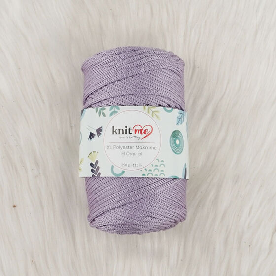 KNIT ME XL POLYESTER MACROME HAND KNITTING YARN 250 GR.115 M..