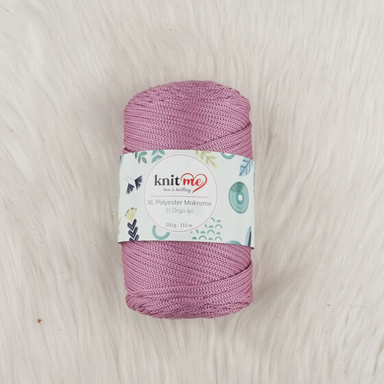 KNIT ME XL POLYESTER MACROME HAND KNITTING YARN 250 GR.115 M..