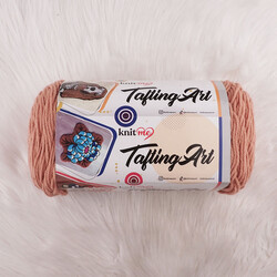 KNİTME - KNİT ME XL TAFTİNG ART EL ÖRGÜ İPİ HARDAL 400 GR