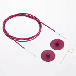Knitpro - KNİTPRO 10643 35-60 CM. DÖNER PASLANMAZ ÇELİK KABLO