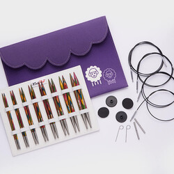 Knitpro - KNİTPRO 20661 SYMFONİE DELUXE AHŞAP DEĞİŞTİRİLEBİLİR TIĞ SETİ