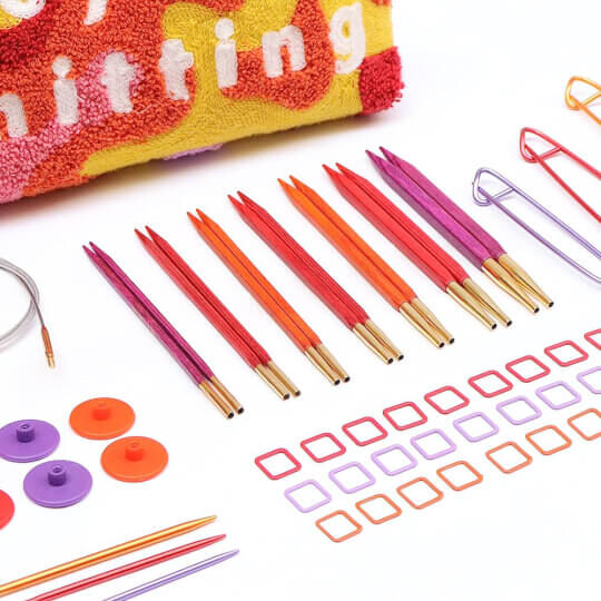 KNİTPRO 25651 JOY AHŞAP MİSİNALI ŞİŞ SETİ