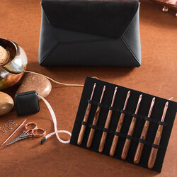 Knitpro - KNİTPRO 30960 MELLOW AHŞAP YÜN TIĞ SETİ