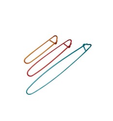 Knitpro - KNİTPRO 45502 ALÜMİNYUM 3'LÜ İLMEK TUTUCU SETİ