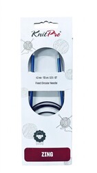 Knitpro - KNİTPRO 47209 ZİNG 150 CM. 4.00 MM. MİSİNALI ŞİŞ