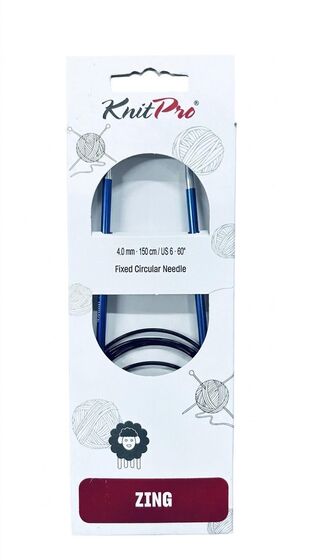 KNİTPRO 47209 ZİNG 150 CM. 4.00 MM. MİSİNALI ŞİŞ