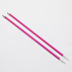 Knitpro - KNİTPRO 47301 ZİNG 35 CM. 5.00 MM. ÖRGÜ ŞİŞİ Renk: Yakut Pembe