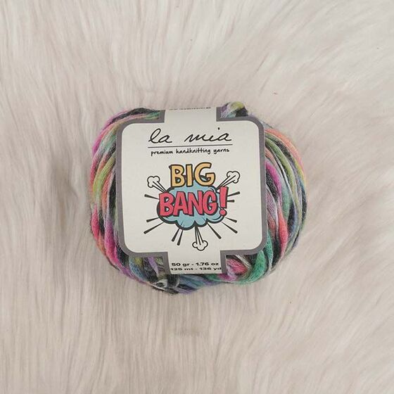 LA MIA BIG BANG! HAND KNITTING YARN 50 GR.125 MT.