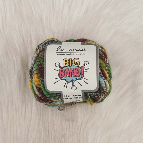 LA MIA BIG BANG! HAND KNITTING YARN 50 GR.125 MT.