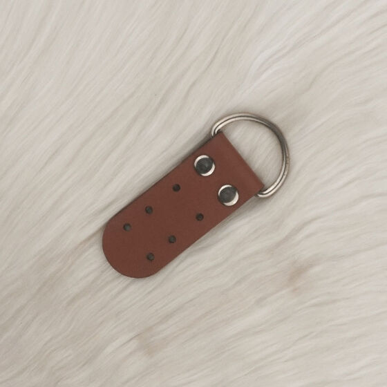 LEATHER METAL BAG BUCKLE