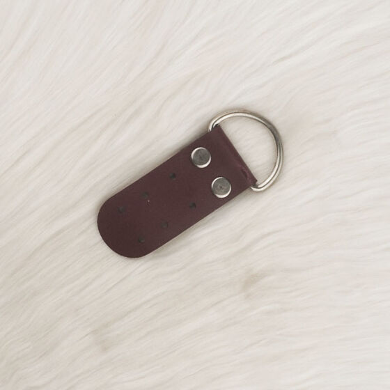 LEATHER METAL BAG BUCKLE