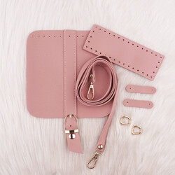 LEATHER MINI BAG KIT WITH HANGING CLOSURE 16 X 16 CM. - Thumbnail