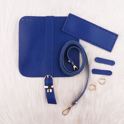 LEATHER MINI BAG KIT WITH HANGING CLOSURE 16 X 16 CM. - Thumbnail