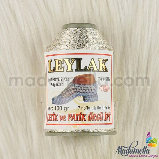 LEYLAK 100 GR. ÇETİK PATİK İPİ (SİMLİ)