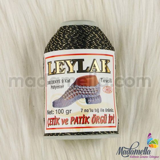 LEYLAK 100 GR. ÇETİK PATİK İPİ (SİMLİ)