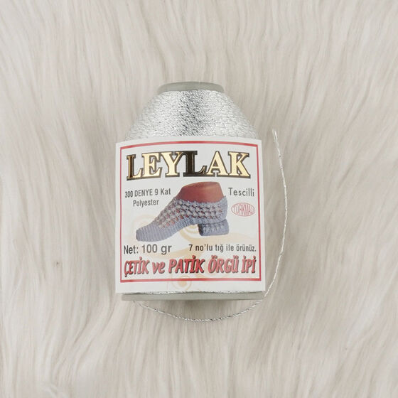 LEYLAK 100 GR. ÇETİK PATİK İPİ (SİMLİ)