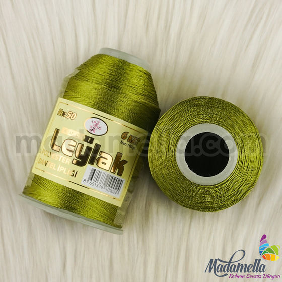 LEYLAK 100 GR. RENKLİ POLYESTER DANTEL İPİ