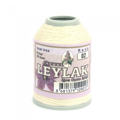 LEYLAK 20 GR. SUNİ İPEK (4 KAT İĞNE OYASI İPLİĞİ)