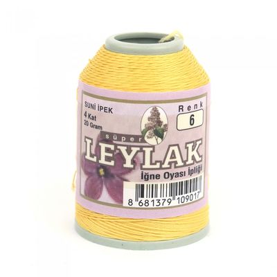 LEYLAK 20 GR. SUNİ İPEK (4 KAT İĞNE OYASI İPLİĞİ)