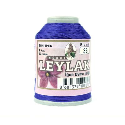 LEYLAK 20 GR. SUNİ İPEK (4 KAT İĞNE OYASI İPLİĞİ)