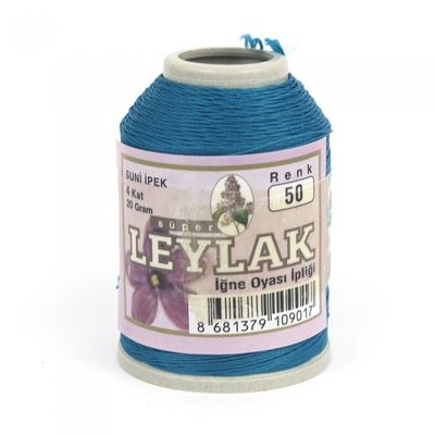 LEYLAK 20 GR. SUNİ İPEK (4 KAT İĞNE OYASI İPLİĞİ)