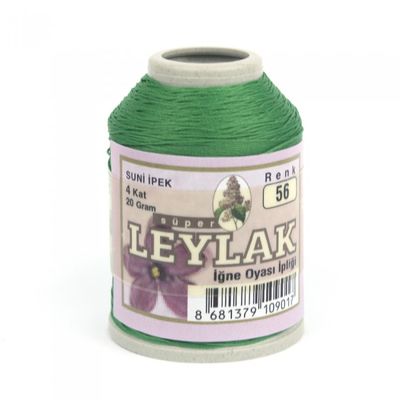 LEYLAK 20 GR. SUNİ İPEK (4 KAT İĞNE OYASI İPLİĞİ)