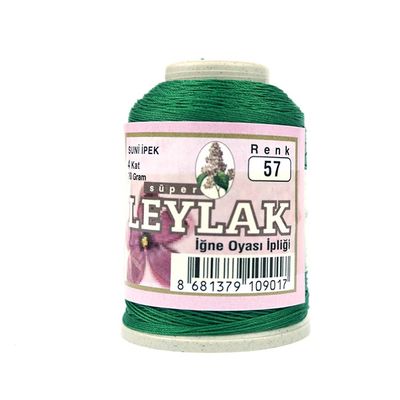 LEYLAK 20 GR. SUNİ İPEK (4 KAT İĞNE OYASI İPLİĞİ)