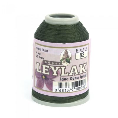 LEYLAK 20 GR. SUNİ İPEK (4 KAT İĞNE OYASI İPLİĞİ)