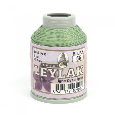 LEYLAK 20 GR. SUNİ İPEK (4 KAT İĞNE OYASI İPLİĞİ)