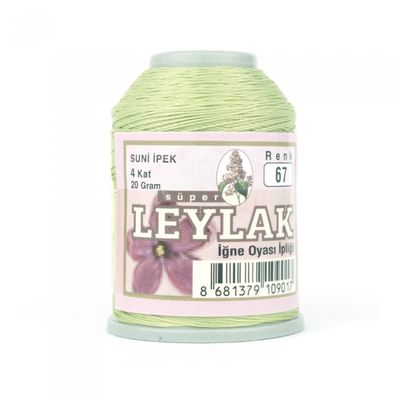 LEYLAK 20 GR. SUNİ İPEK (4 KAT İĞNE OYASI İPLİĞİ)