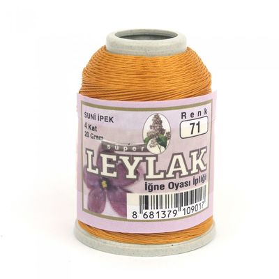 LEYLAK 20 GR. SUNİ İPEK (4 KAT İĞNE OYASI İPLİĞİ)