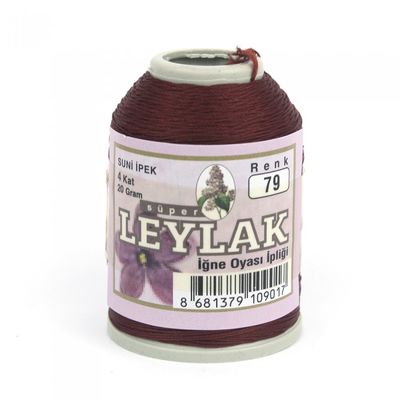 LEYLAK 20 GR. SUNİ İPEK (4 KAT İĞNE OYASI İPLİĞİ)