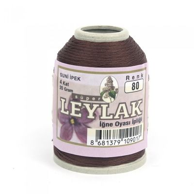 LEYLAK 20 GR. SUNİ İPEK (4 KAT İĞNE OYASI İPLİĞİ)