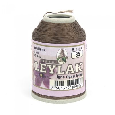 LEYLAK 20 GR. SUNİ İPEK (4 KAT İĞNE OYASI İPLİĞİ)