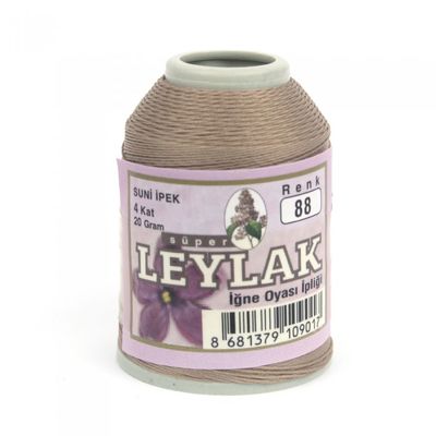 LEYLAK 20 GR. SUNİ İPEK (4 KAT İĞNE OYASI İPLİĞİ)