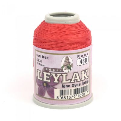 LEYLAK 20 GR. SUNİ İPEK (4 KAT İĞNE OYASI İPLİĞİ)