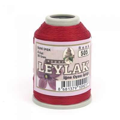 LEYLAK 20 GR. SUNİ İPEK (4 KAT İĞNE OYASI İPLİĞİ)