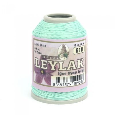 LEYLAK 20 GR. SUNİ İPEK (4 KAT İĞNE OYASI İPLİĞİ)