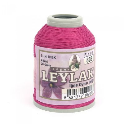 LEYLAK 20 GR. SUNİ İPEK (4 KAT İĞNE OYASI İPLİĞİ)