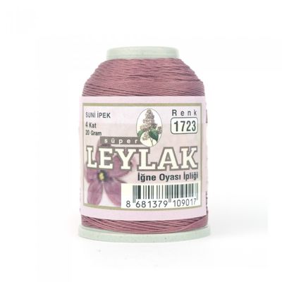 LEYLAK 20 GR. SUNİ İPEK (4 KAT İĞNE OYASI İPLİĞİ)