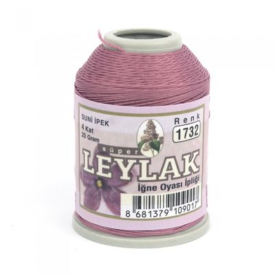 LEYLAK 20 GR. SUNİ İPEK (4 KAT İĞNE OYASI İPLİĞİ)