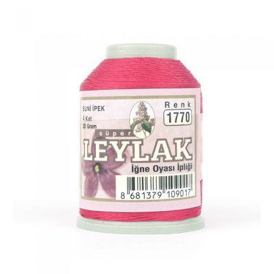 LEYLAK 20 GR. SUNİ İPEK (4 KAT İĞNE OYASI İPLİĞİ)