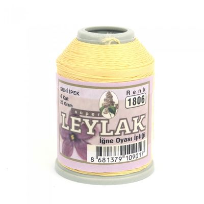 LEYLAK 20 GR. SUNİ İPEK (4 KAT İĞNE OYASI İPLİĞİ)