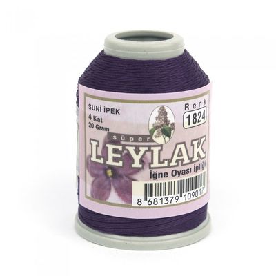 LEYLAK 20 GR. SUNİ İPEK (4 KAT İĞNE OYASI İPLİĞİ)