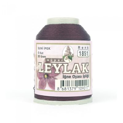 LEYLAK 20 GR. SUNİ İPEK (4 KAT İĞNE OYASI İPLİĞİ)