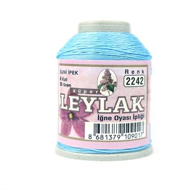 LEYLAK 20 GR. SUNİ İPEK (4 KAT İĞNE OYASI İPLİĞİ)