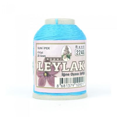 LEYLAK 20 GR. SUNİ İPEK (4 KAT İĞNE OYASI İPLİĞİ)