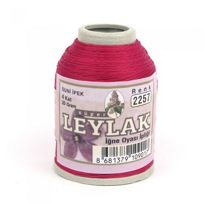 LEYLAK 20 GR. SUNİ İPEK (4 KAT İĞNE OYASI İPLİĞİ)