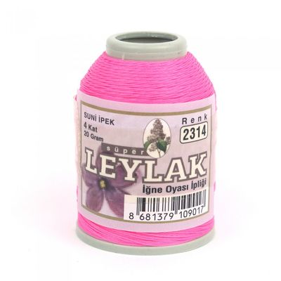 LEYLAK 20 GR. SUNİ İPEK (4 KAT İĞNE OYASI İPLİĞİ)