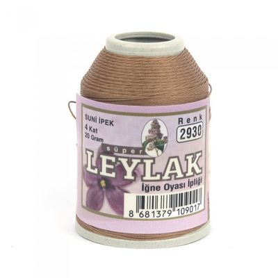 LEYLAK 20 GR. SUNİ İPEK (4 KAT İĞNE OYASI İPLİĞİ)